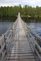 Naklejka premium pont suspendu