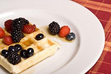 Good for you, and taste  good too.  fresh fruit great dessert