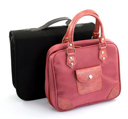 female fashion bag studio isolated