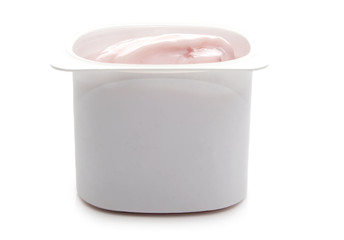 yogurt in plastic container