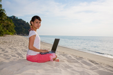 Fototapeta premium relaxing and working