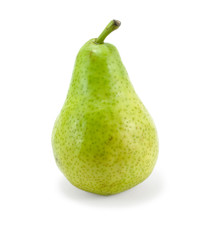 gree pear isolated over white