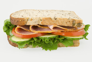 Fresh ham salad sandwich