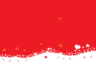 Valentines Day background, vector illustration
