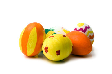 colored easter eggs