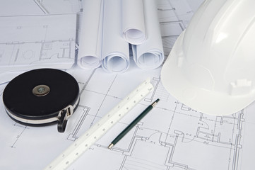 A photo of blue prints home Plans