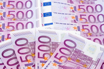 Banknotes of euro..