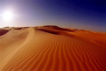 Gordijnen Duinen in de Sahara bij Timimoun (Tinerkouk), Algerije © vlafon
