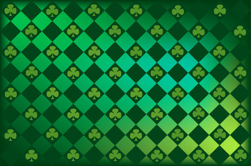 St Patrick's clover  argyle