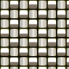 Naklejka premium Polished metal