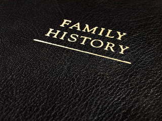 Family History Embossed Book Cover