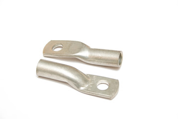 electrical clamps on the isolated background
