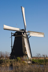 Windmill in Kinderdijk, Netherlands