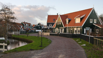 Fototapeta na wymiar Marken - historical Dutch village