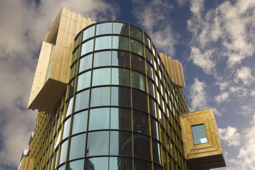 Ultra modern  building in Liverpool, UK