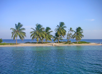 Fototapeta na wymiar Belize wyspa