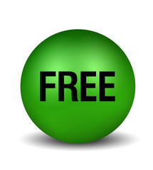 Free Button - green