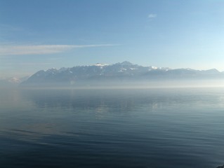 La dent d'oche, lac léman