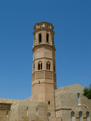Fototapeta na wymiar Torre mudéjar del Monasterio de Rueda