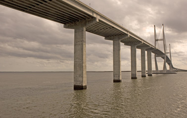 Grey Bridge and Water