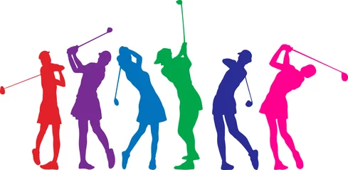 Poster golf girls © MiklG