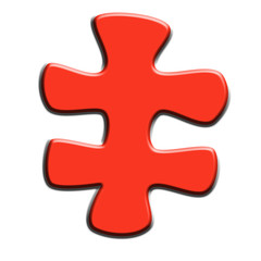 Obraz premium pieza de puzzle