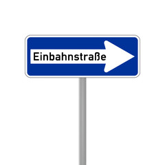 	verkehrszeichen einbahnstrasse