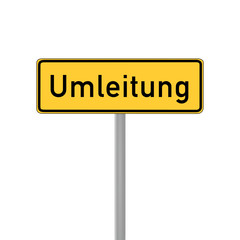 verkehrszeichen umleitung