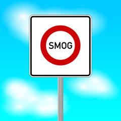 verkehrszeichen smog