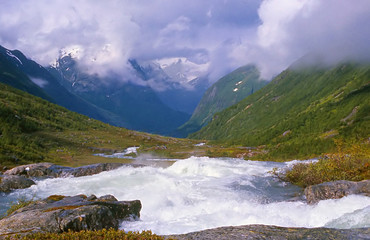 Fluss in Norwegen