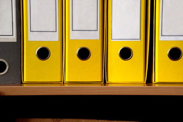 Yellow files row