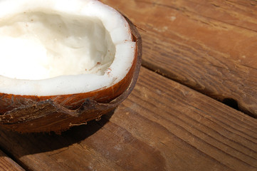 Beautiful fresh coconut healthy fruit