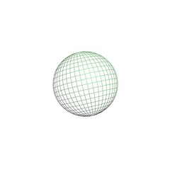 3d wireframe ball