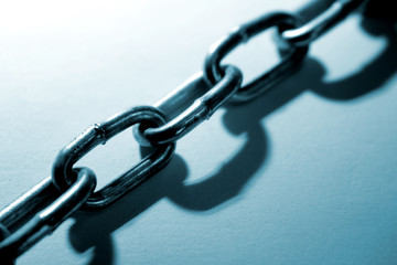 Fototapeta premium Steel chain links
