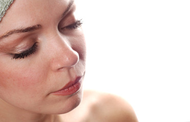 Obraz premium beautiful woman posing for a beauty concept