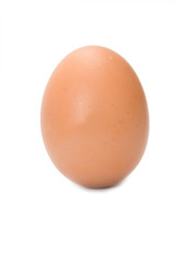 egg on the white isolated background
