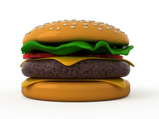 Toy hamburger