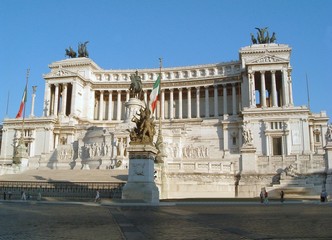 Fototapeta na wymiar Victor Emmanuel II monument, Rome, Italy