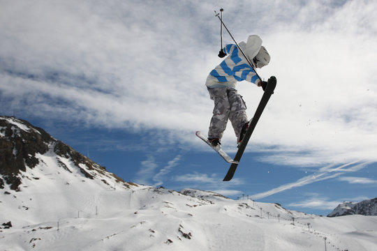 Jumping SKier
