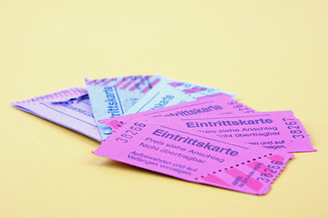 6 Eintrittskarten