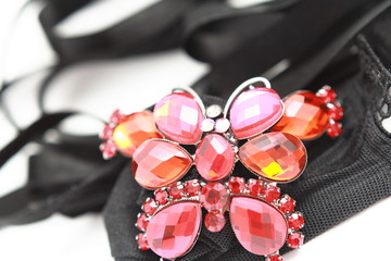 Pink and orange butterfly