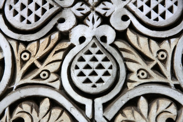 Detail from building in Rabat, Morocco