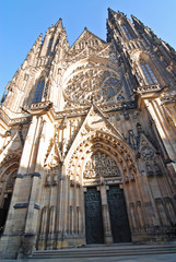 Cathedral of Saint Vitus in Prague in the Czech Republic