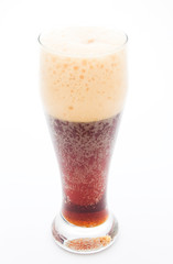 dark foamy beer