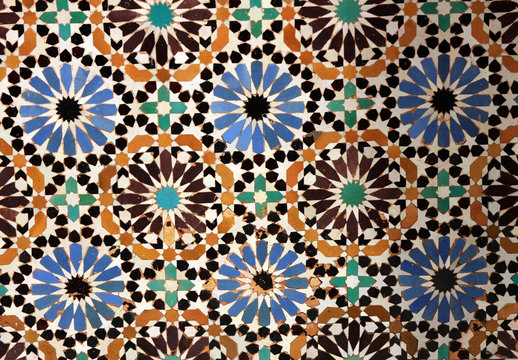 Mosaic from Marrakech, Morocco