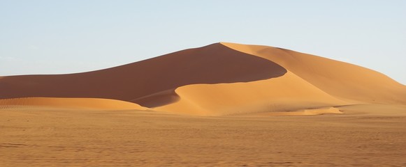 Fototapeta na wymiar Dune orange, erg oriental