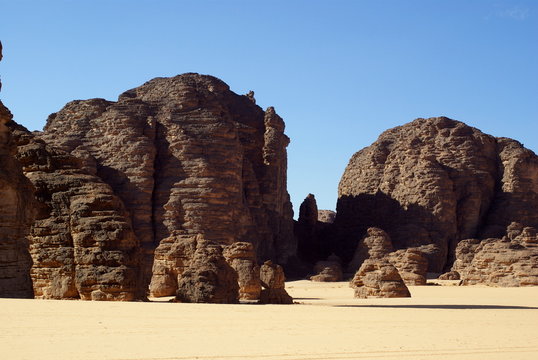 Paysage de l'Admer - Tikoubaouïne - Sahara - Algérie
