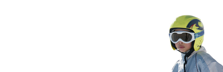 enfant au ski panoramique