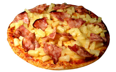 Pizza schinken ananas