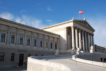 Obraz premium parlament in wien